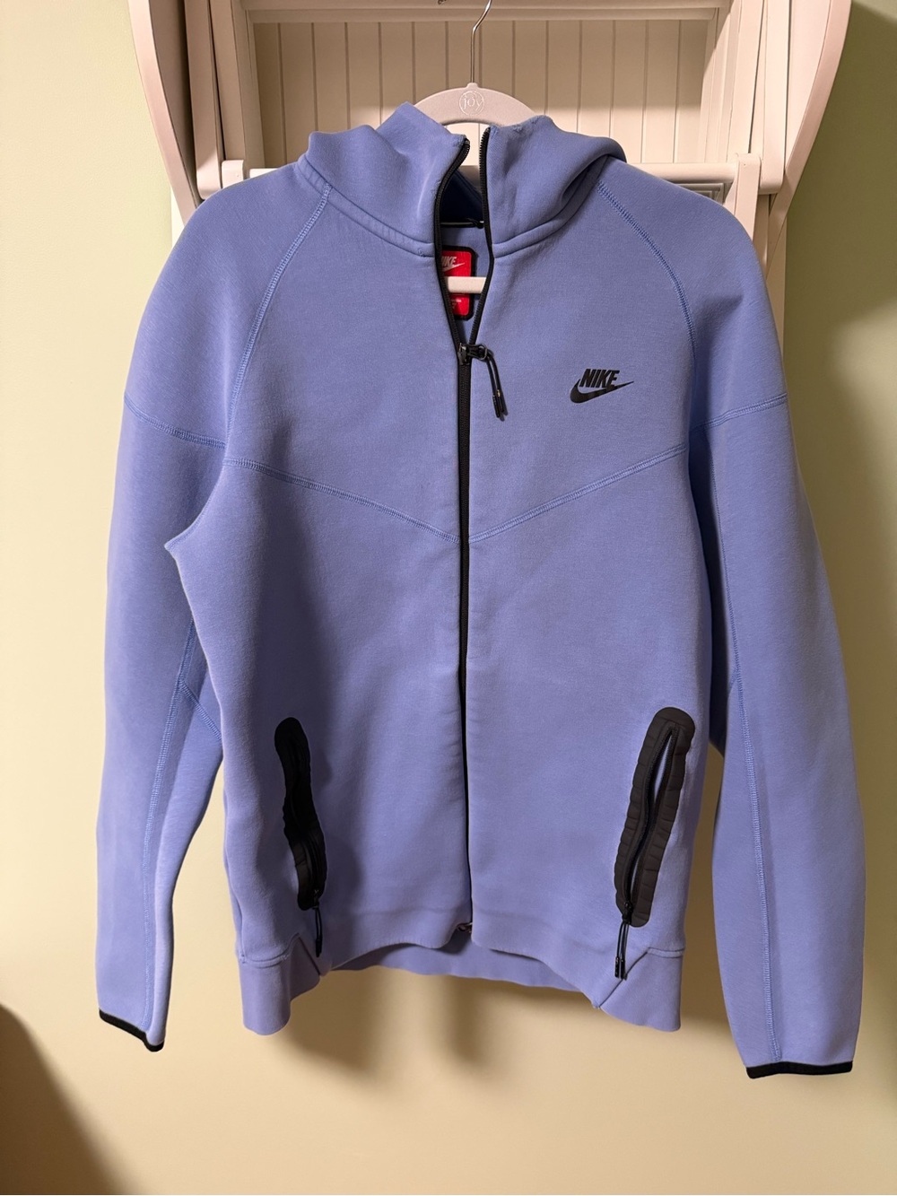 Nike Tech Fleece Full Zip Hoodie Blue Large Tall LT